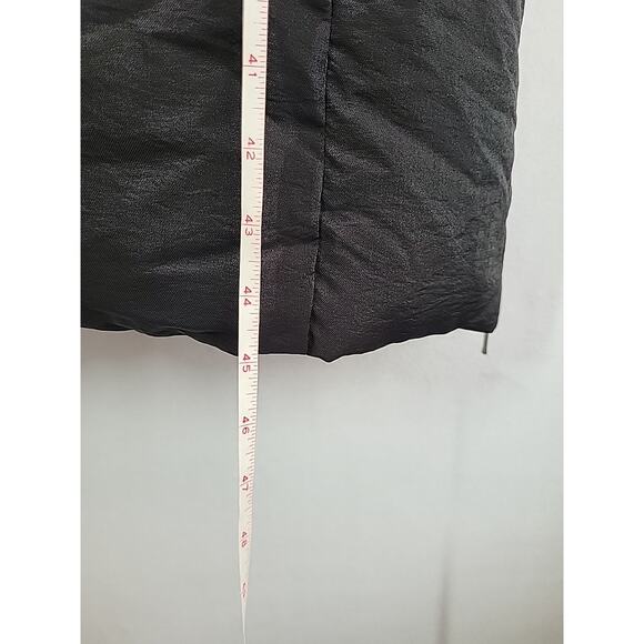 Platinum Utex Faux Fur Trim Down Parka Coat Black M Mobwife Penny Lane Winter - Picture 14 of 15